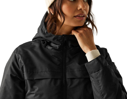 Regatta Romine II Womens Waterproof Parka Jacket - Black