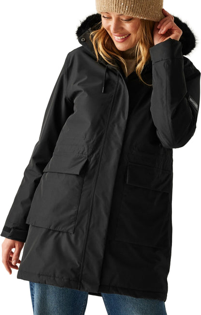 Regatta Sabinka Insulated Womens Waterproof Jacket - Black