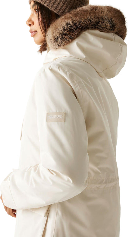 Regatta Sabinka Insulated Womens Waterproof Jacket - Cream