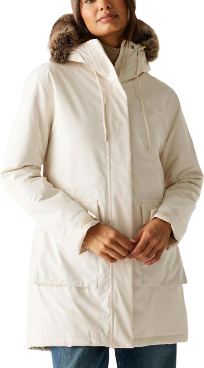 Regatta Sabinka Insulated Womens Waterproof Jacket - Cream