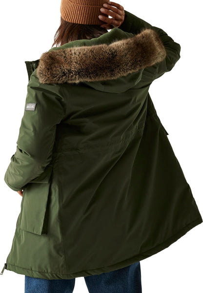 Regatta Sabinka Insulated Womens Waterproof Jacket - Green