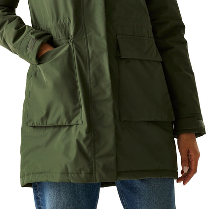 Regatta Sabinka Insulated Womens Waterproof Jacket - Green