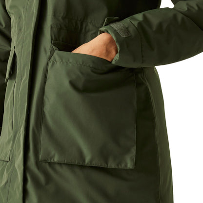 Regatta Sabinka Insulated Womens Waterproof Jacket - Green