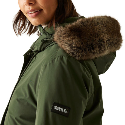 Regatta Sabinka Insulated Womens Waterproof Jacket - Green