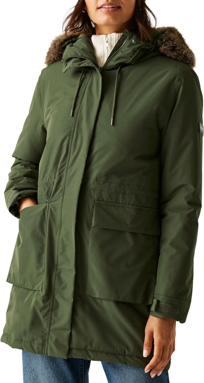 Regatta Sabinka Insulated Womens Waterproof Jacket - Green