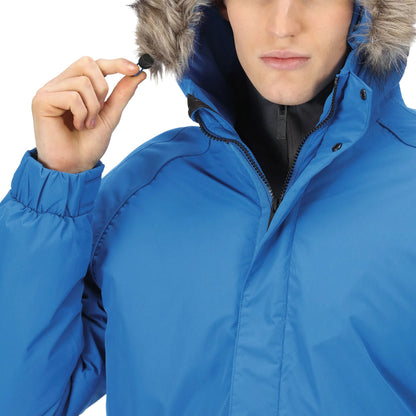 Regatta Salinger III Parka Mens Waterproof Jacket - Blue