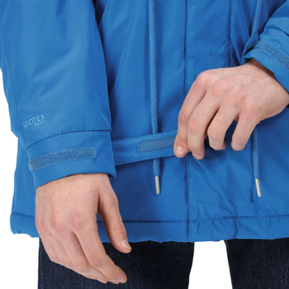 Regatta Salinger III Parka Mens Waterproof Jacket - Blue