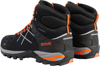 Regatta Samaris Pro II Waterproof Mens Walking Boots - Black