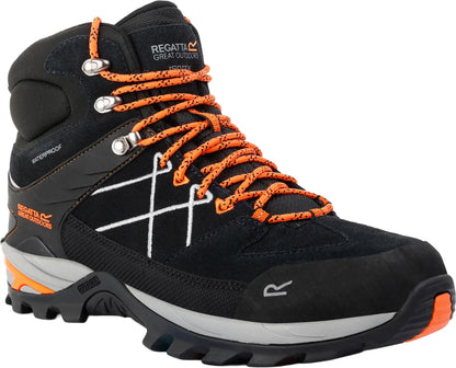 Regatta Samaris Pro II Waterproof Mens Walking Boots - Black