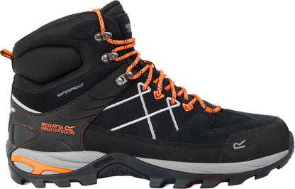 Regatta Samaris Pro II Waterproof Mens Walking Boots - Black