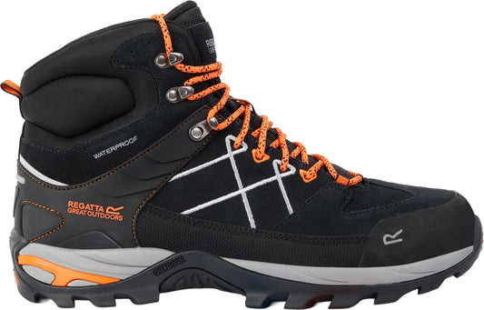 Regatta Samaris Pro II Waterproof Mens Walking Boots - Black