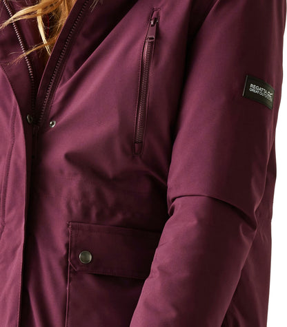 Regatta Valenta Insulated Womens Waterproof Jacket - Purple