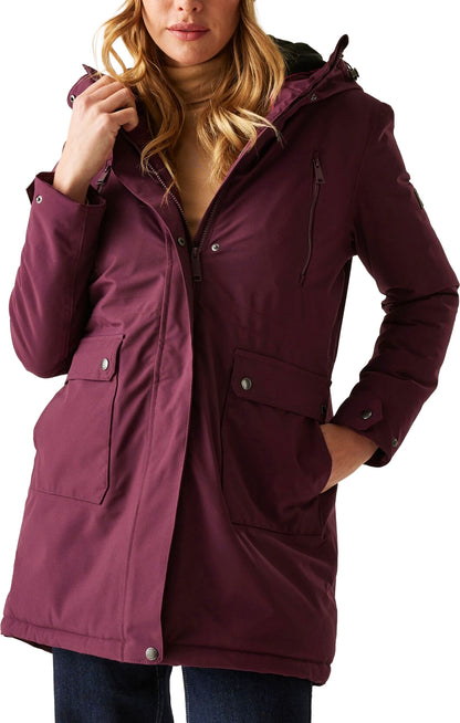 Regatta Valenta Insulated Womens Waterproof Jacket - Purple
