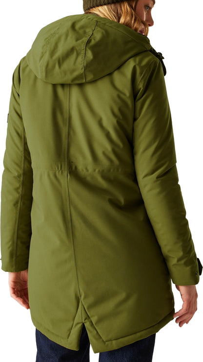 Regatta Valenta Insulated Womens Waterproof Jacket - Green