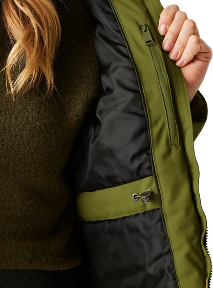 Regatta Valenta Insulated Womens Waterproof Jacket - Green