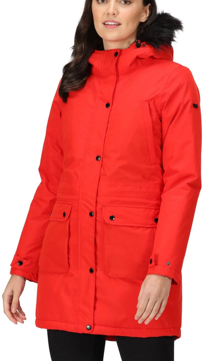 Regatta Voltera Heated Womens Waterproof Jacket - Red