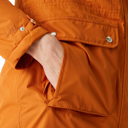 Regatta Voltera Heated Womens Waterproof Jacket - Orange