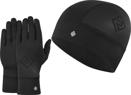 Ronhill Beanie And Glove Set - Black