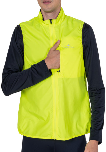 Ronhill Core Mens Running Gilet - Yellow