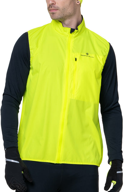 Ronhill Core Mens Running Gilet - Yellow