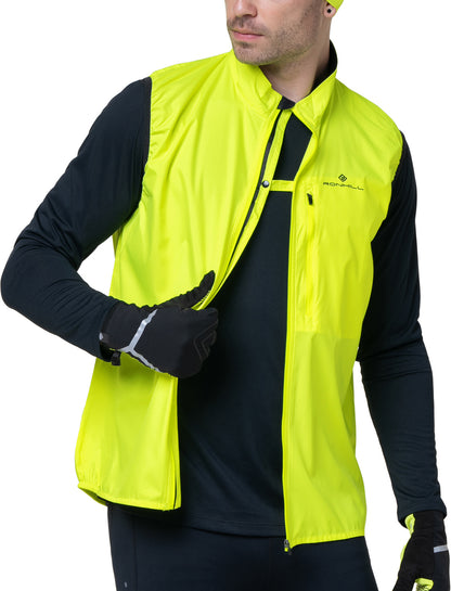 Ronhill Core Mens Running Gilet - Yellow