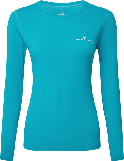 Ronhill Core Long Sleeve Womens Running Top - Blue