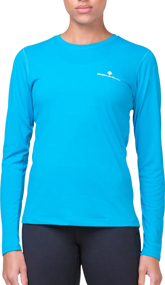 Ronhill Core Long Sleeve Womens Running Top - Blue