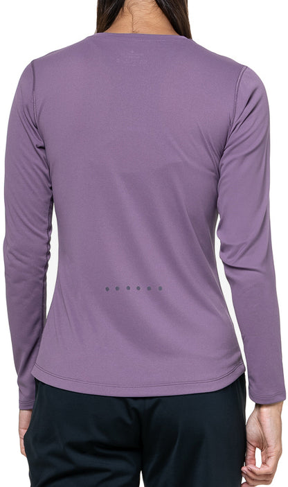 Ronhill Core Long Sleeve Womens Running Top - Purple