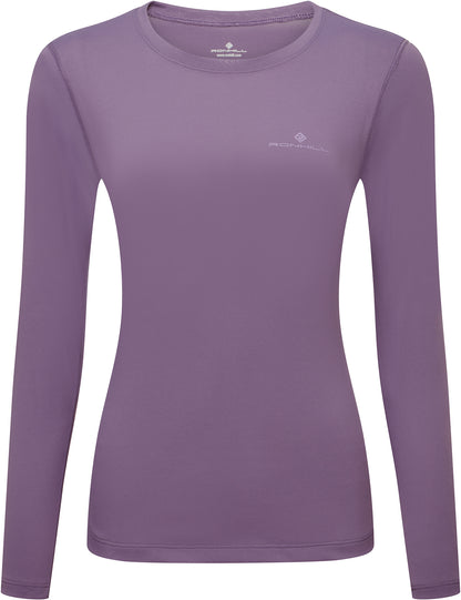 Ronhill Core Long Sleeve Womens Running Top - Purple
