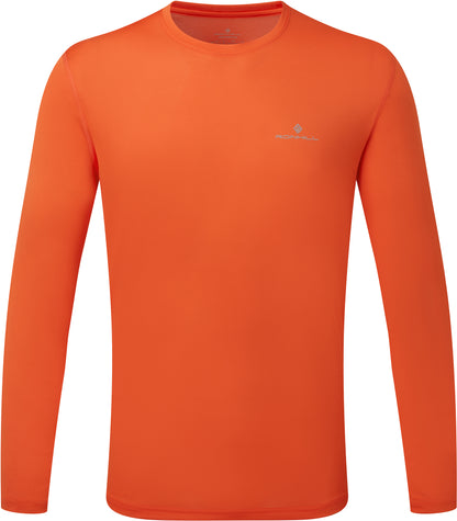 Ronhill Core Long Sleeve Mens Running Top - Orange