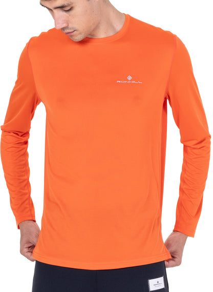 Ronhill Core Long Sleeve Mens Running Top - Orange