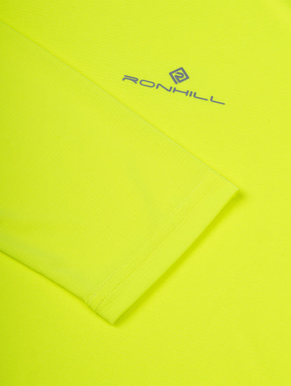 Ronhill Core Long Sleeve Mens Running Top - Yellow
