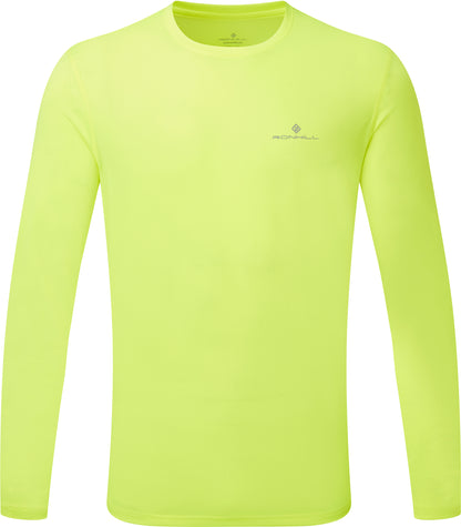 Ronhill Core Long Sleeve Mens Running Top - Yellow