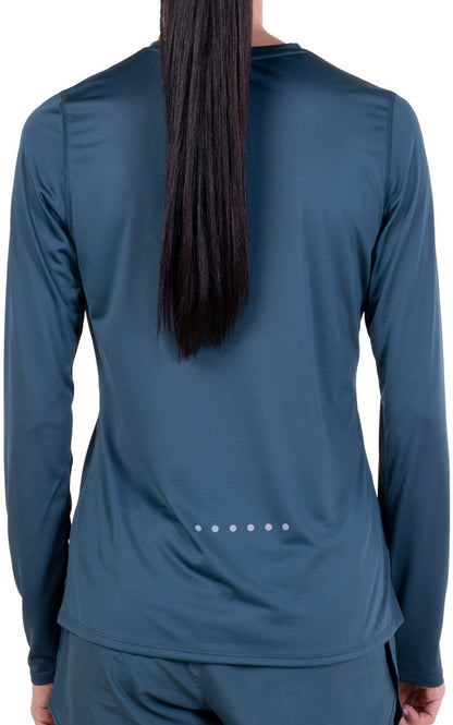 Ronhill Core Long Sleeve Womens Running Top - Blue
