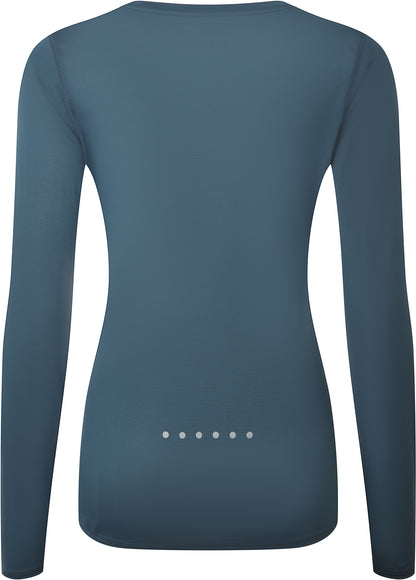 Ronhill Core Long Sleeve Womens Running Top - Blue