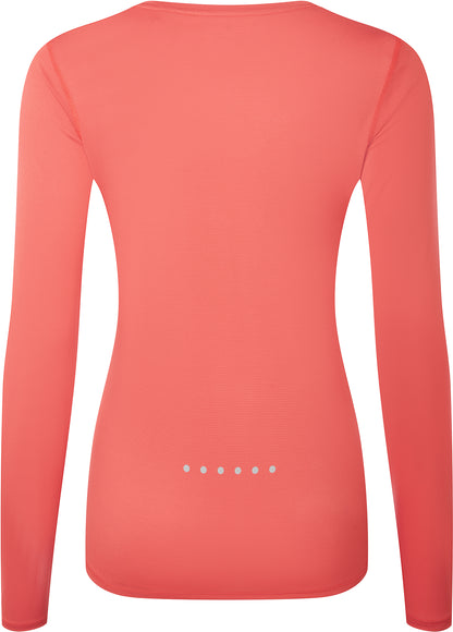 Ronhill Core Long Sleeve Womens Running Top - Pink