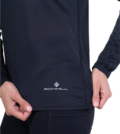 Ronhill Core Long Sleeve Womens Running Top - Black