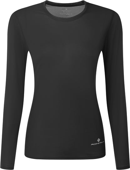 Ronhill Core Long Sleeve Womens Running Top - Black