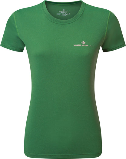 Ronhill Core Short Sleeve Womens Running Top - Green