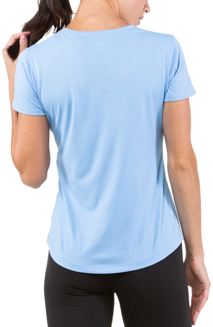 Ronhill Core Short Sleeve Womens Running Top - Blue