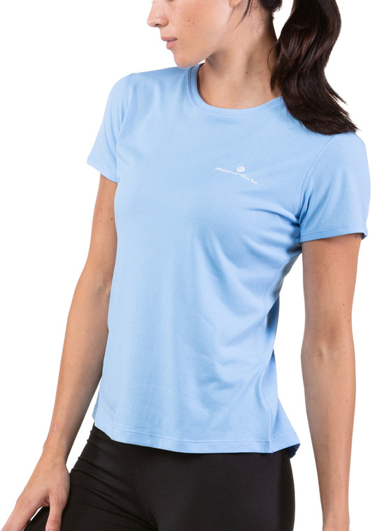 Ronhill Core Short Sleeve Womens Running Top - Blue