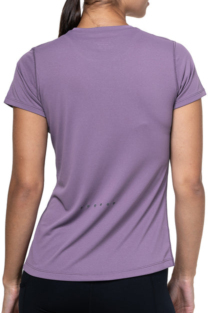 Ronhill Core Short Sleeve Womens Running Top - Purple
