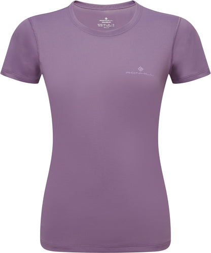 Ronhill Core Short Sleeve Womens Running Top - Purple