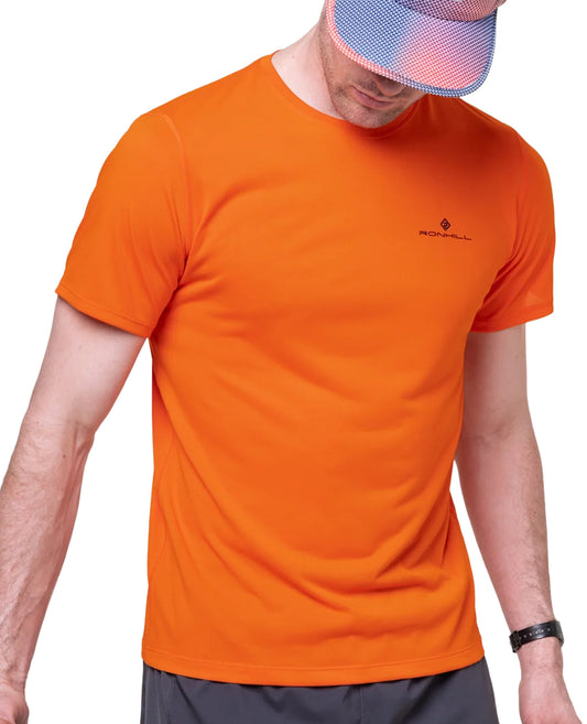 Ronhill Core Short Sleeve Mens Running Top - Orange