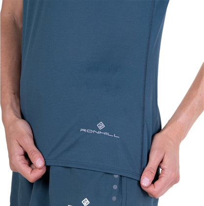 Ronhill Core Short Sleeve Womens Running Top - Blue