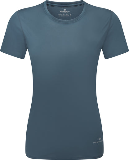 Ronhill Core Short Sleeve Womens Running Top - Blue