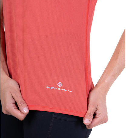 Ronhill Core Short Sleeve Womens Running Top - Pink