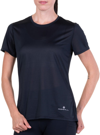 Ronhill Core Short Sleeve Womens Running Top - Black