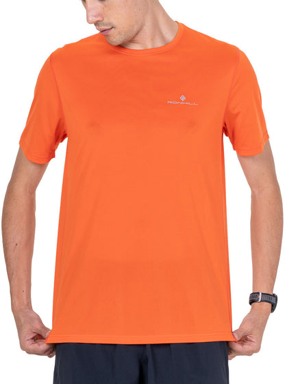 Ronhill Core Short Sleeve Mens Running Top - Orange