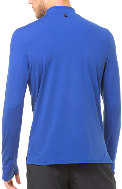 Ronhill Core Thermal Half Zip Long Sleeve Mens Running Top - Blue